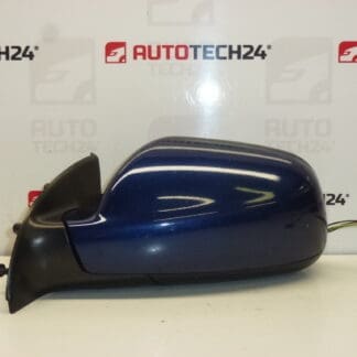 Linker spiegel Peugeot 307 blauw metallic 8149AW