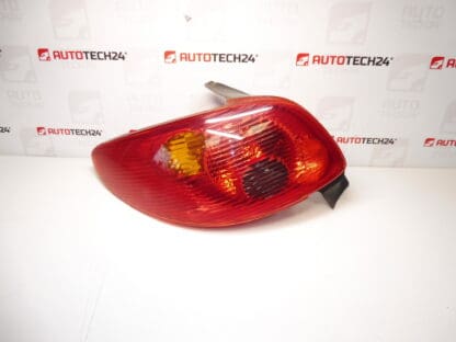 Origineel linker achterlicht Peugeot 206 3/5 deurs vanaf 7/2003 6350S0